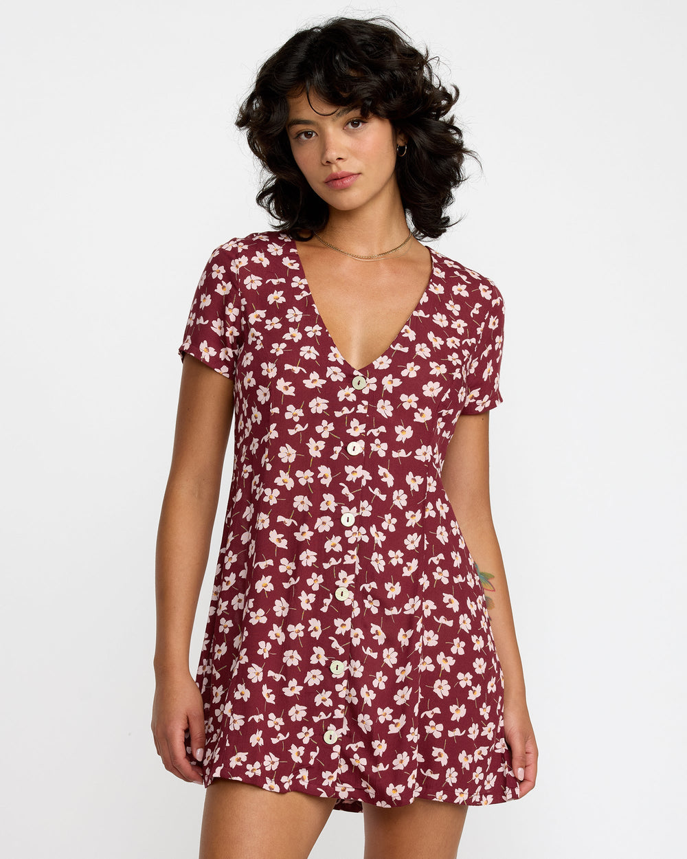Understated Dress - Cranberry
