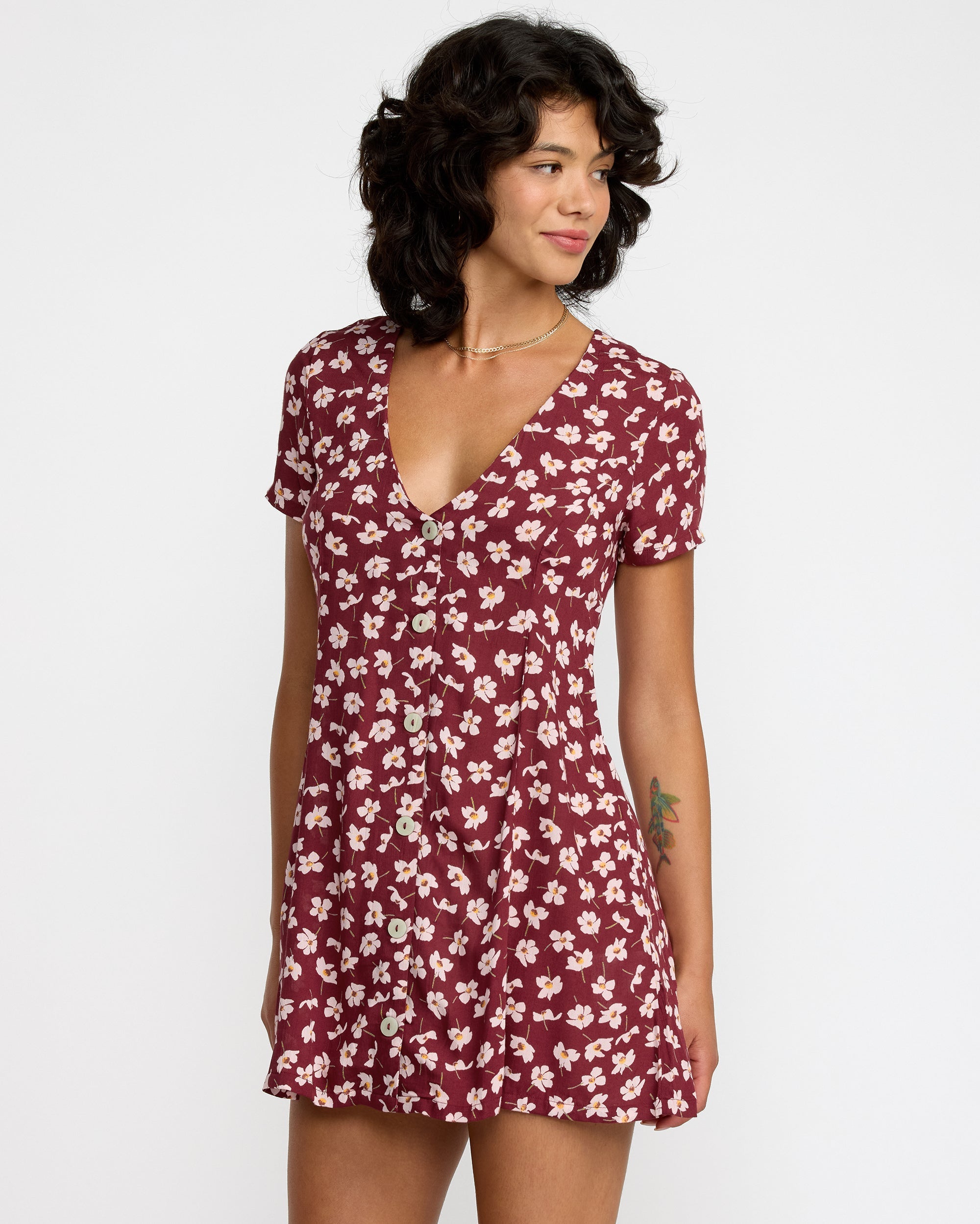 Understated Dress - Cranberry