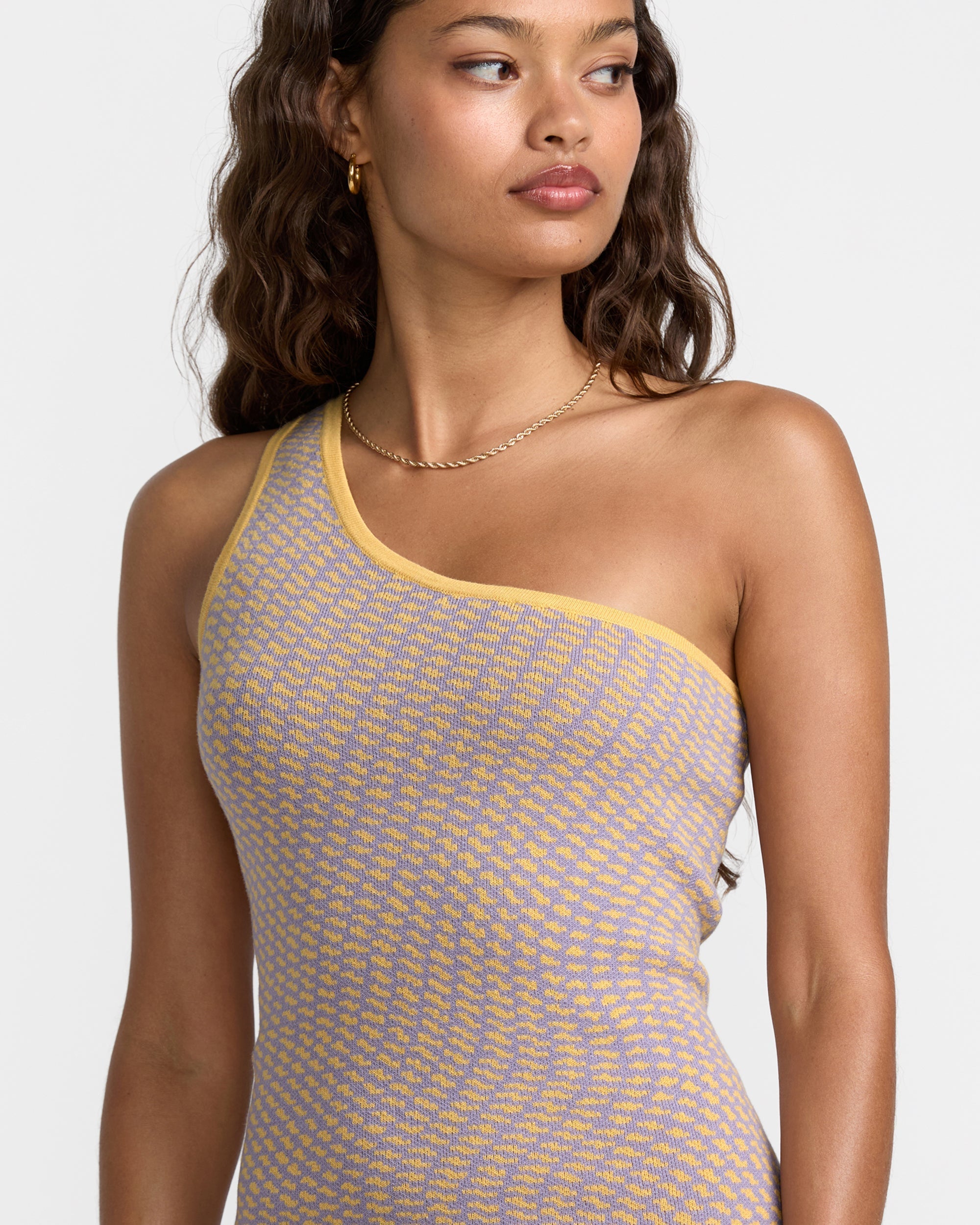 Cece Mini Dress - Blue Plum