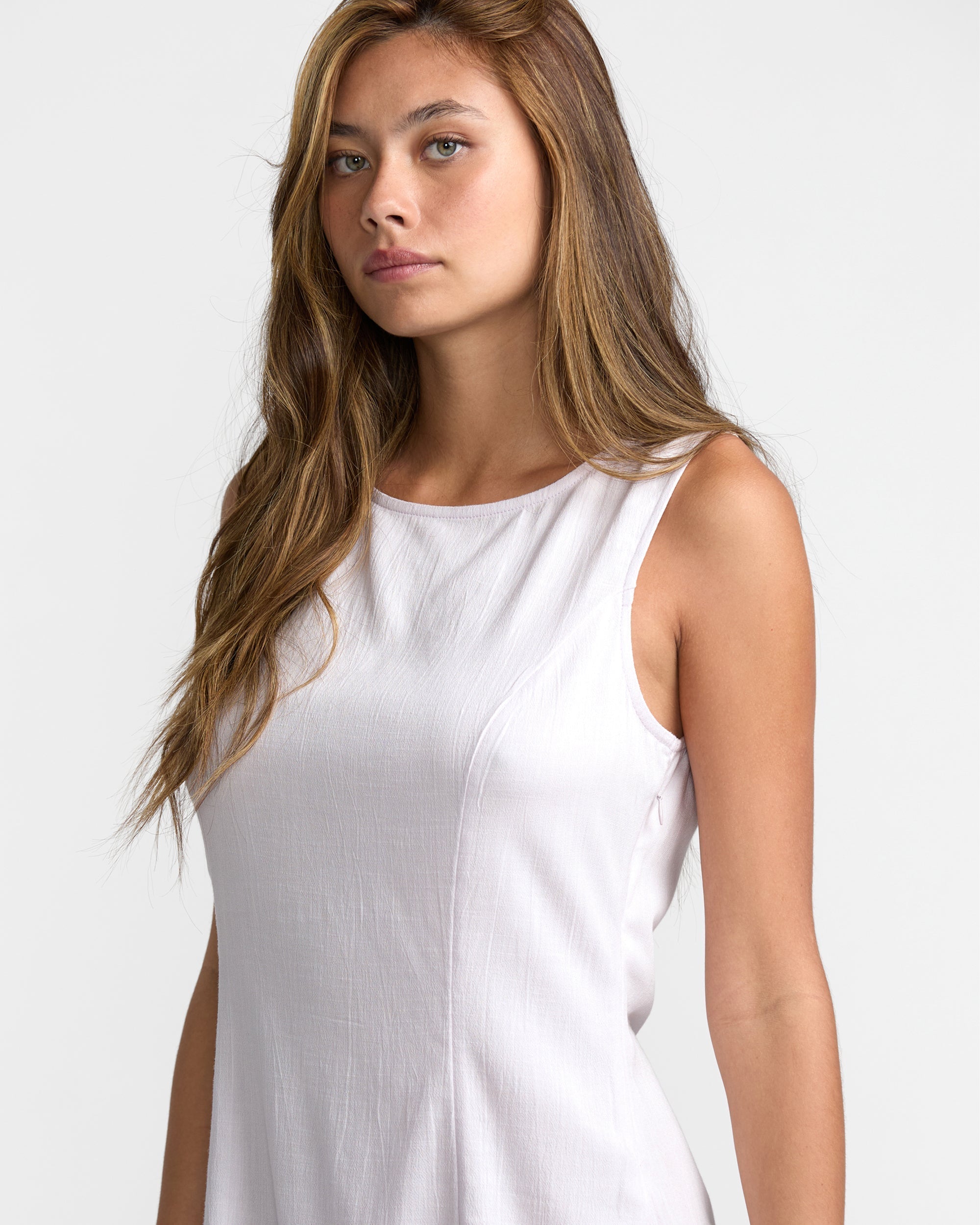 Audrey Mini Dress - Cloud Purple