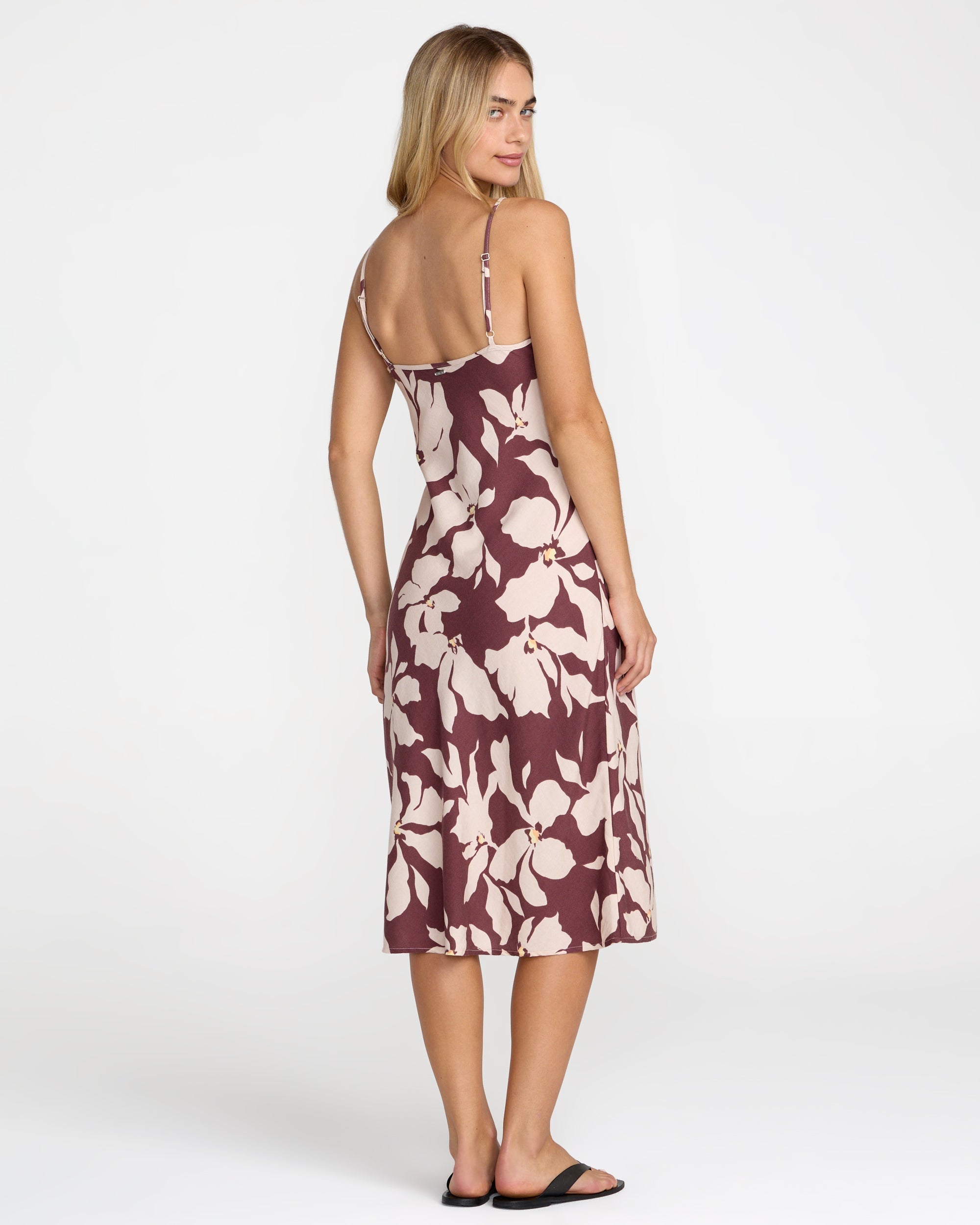 Lets Dance Slip Dress - Terra Brown