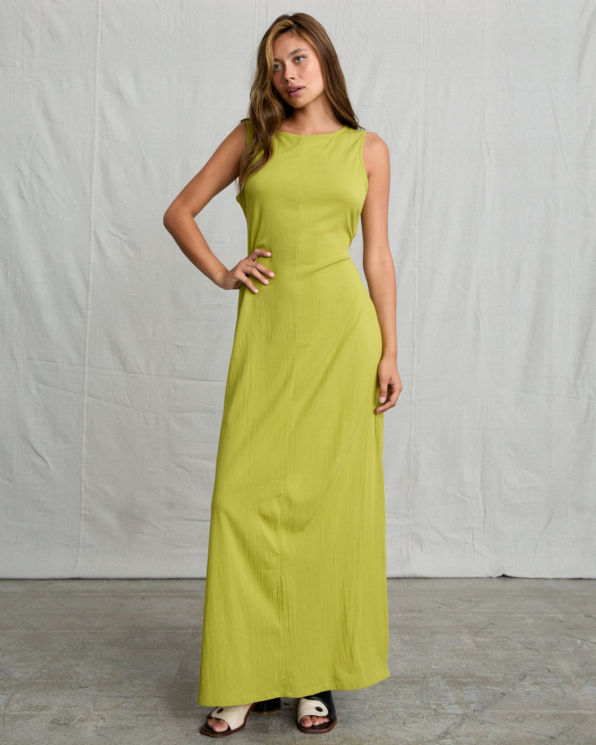 Audrey Maxi Dress - Martini Olive