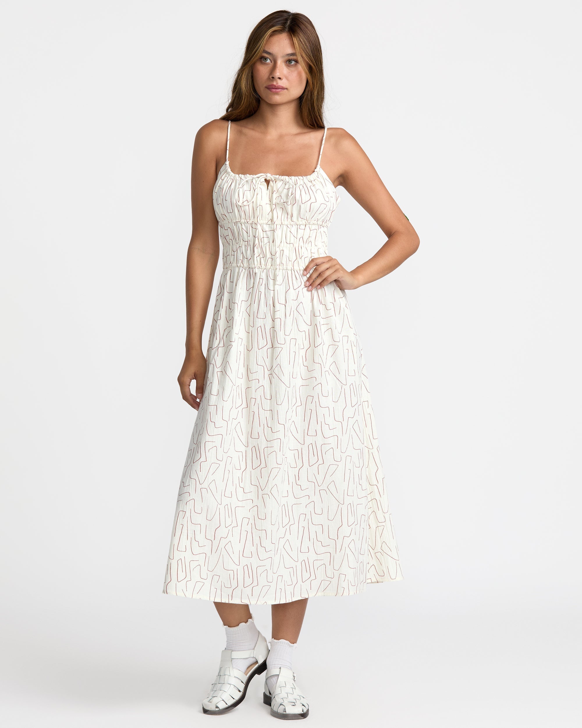 Maia Midi Dress - Cloud
