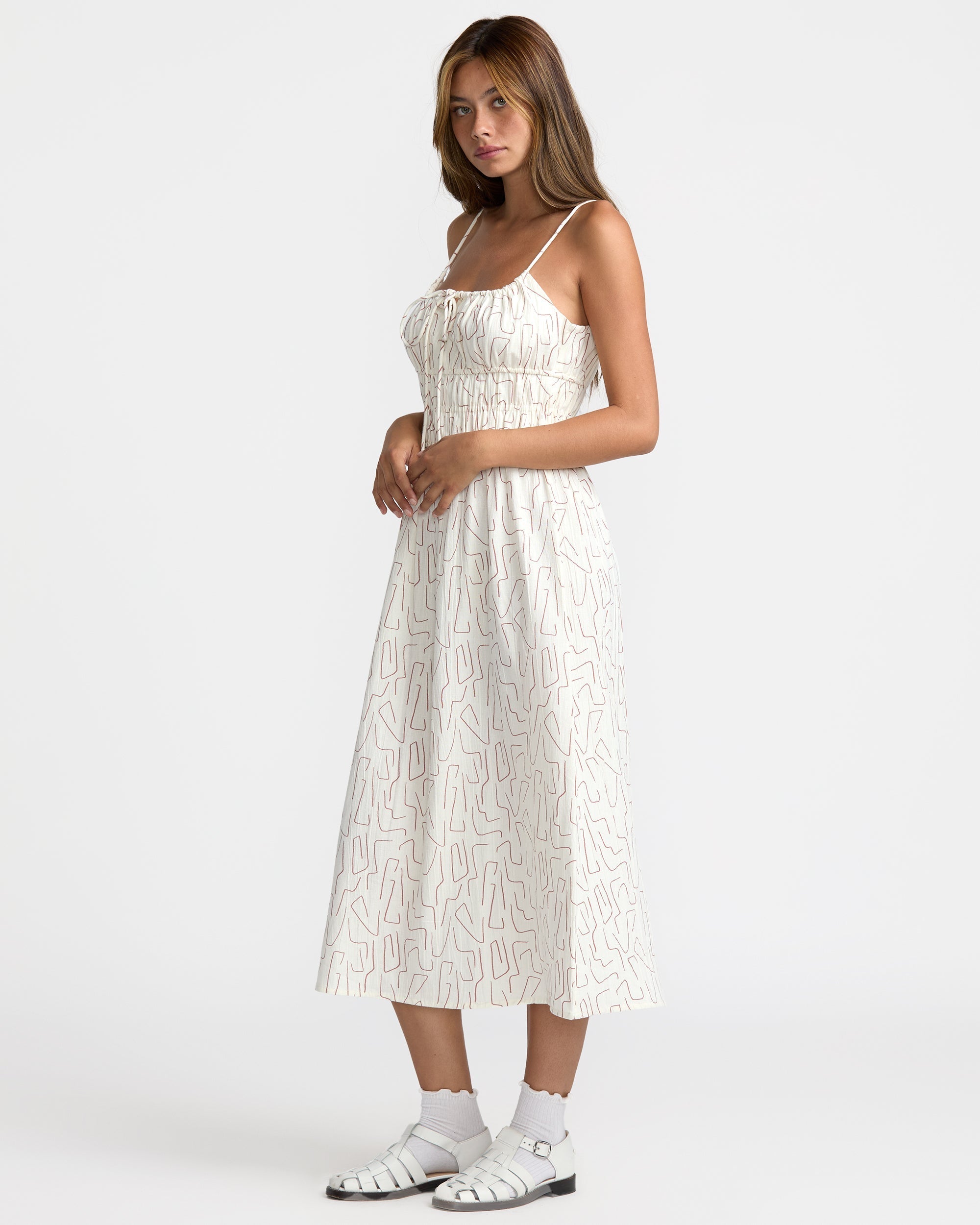 Maia Midi Dress - Cloud