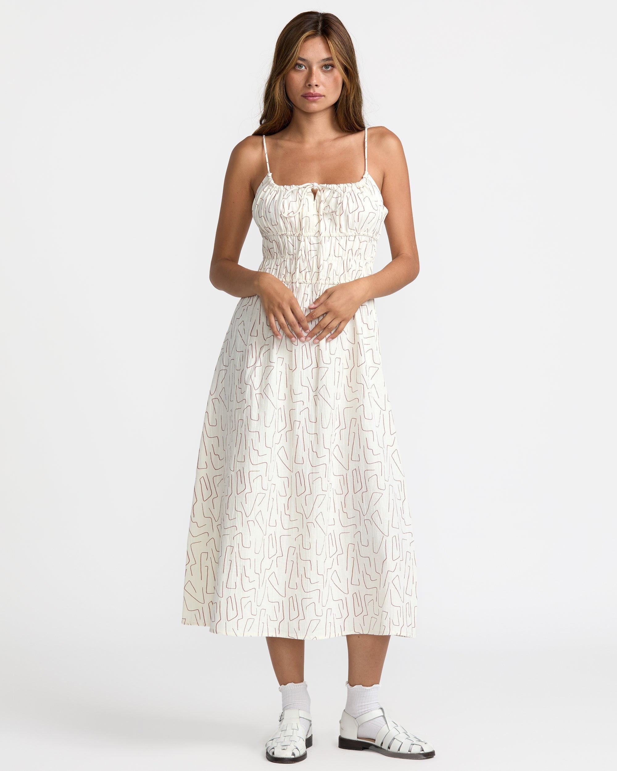 Maia Midi Dress - Cloud