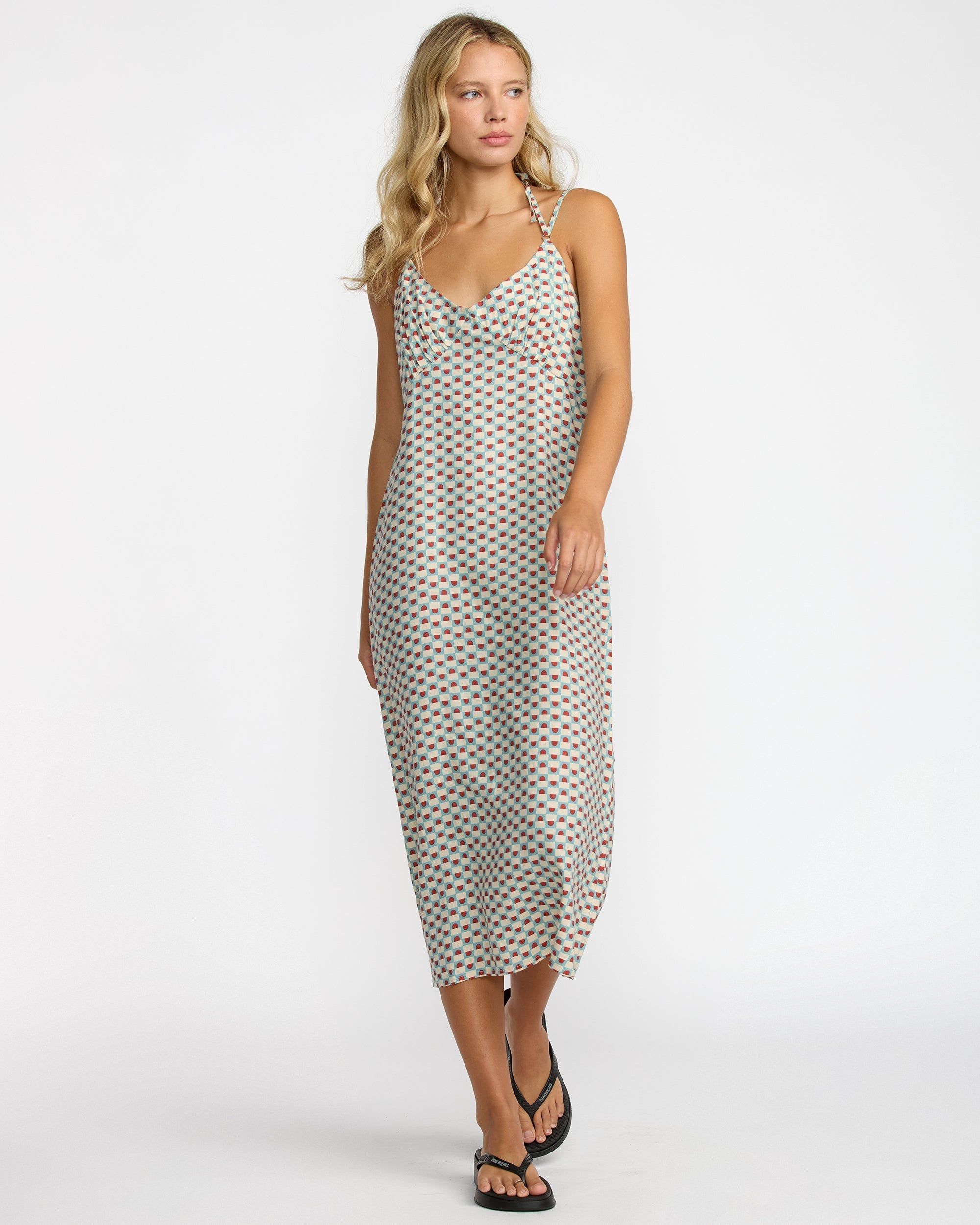 Jade Midi Dress - Sky Blue