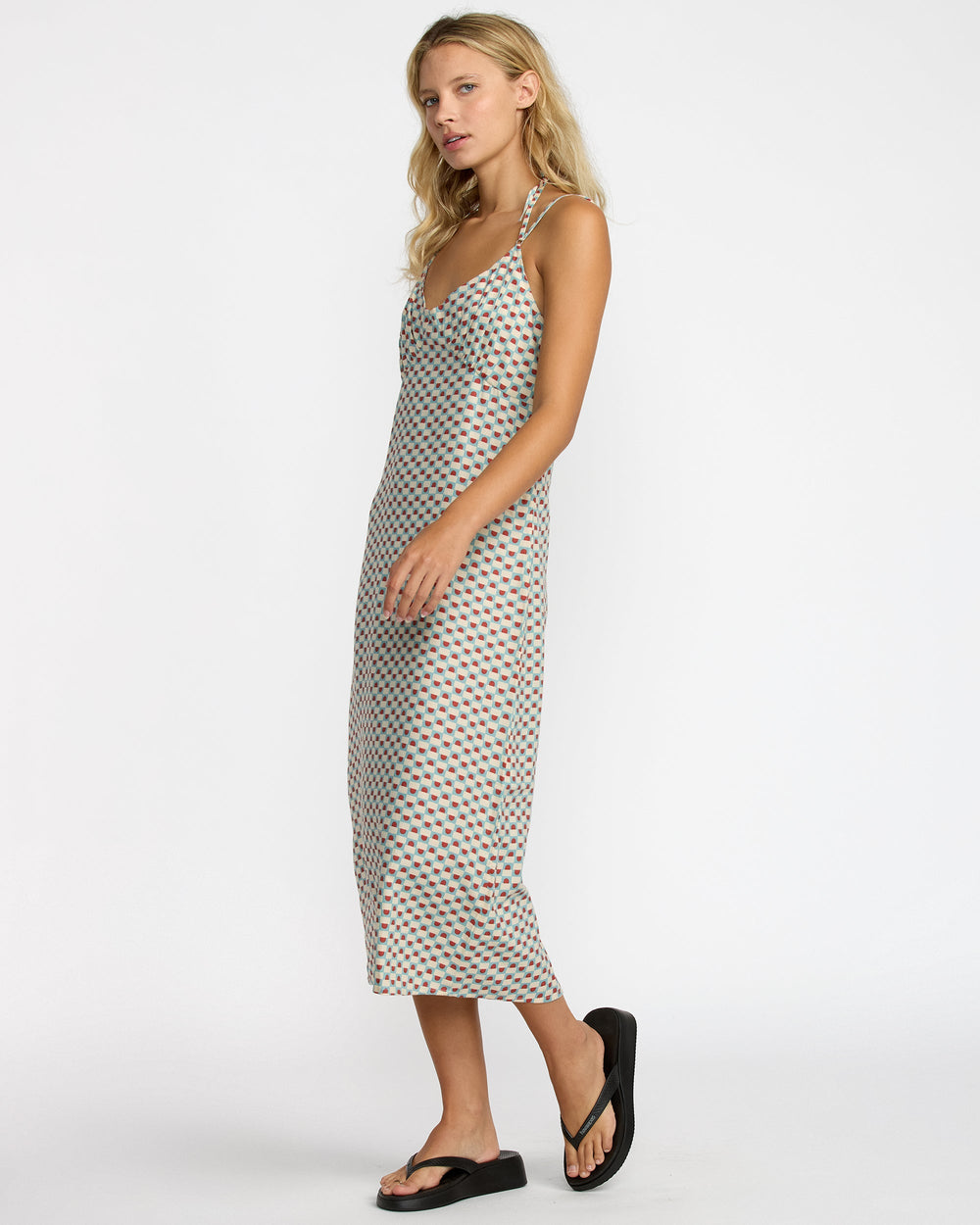 Jade Midi Dress - Sky Blue