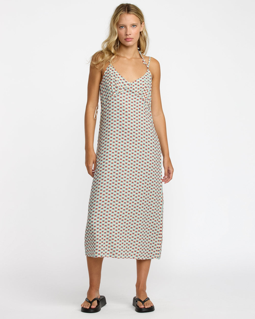 Jade Midi Dress - Sky Blue