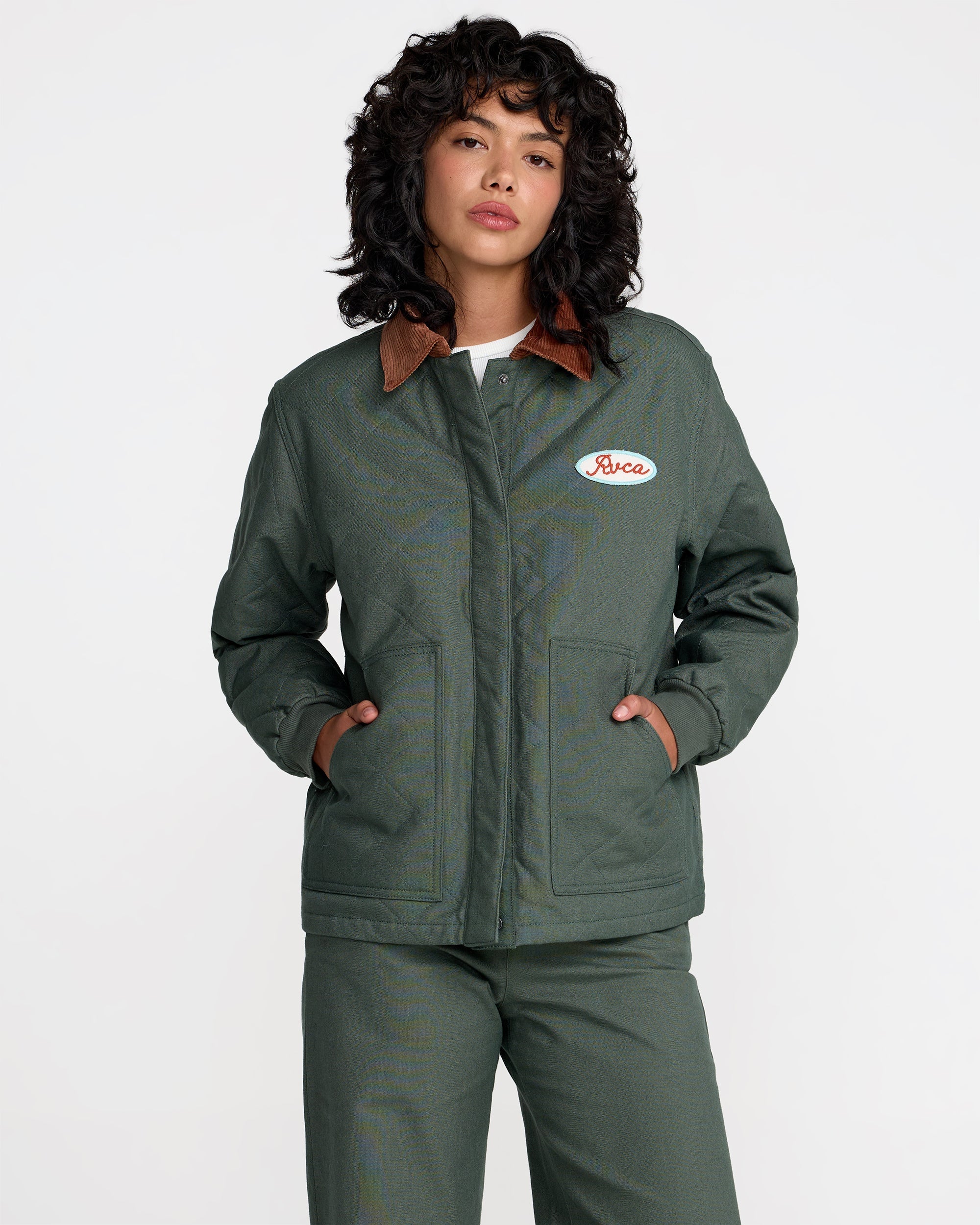 Clover Quilted Jacket - Wintermoss