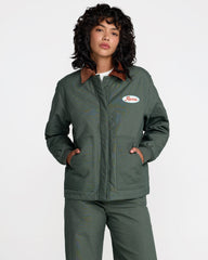 Clover Quilted Jacket - Wintermoss