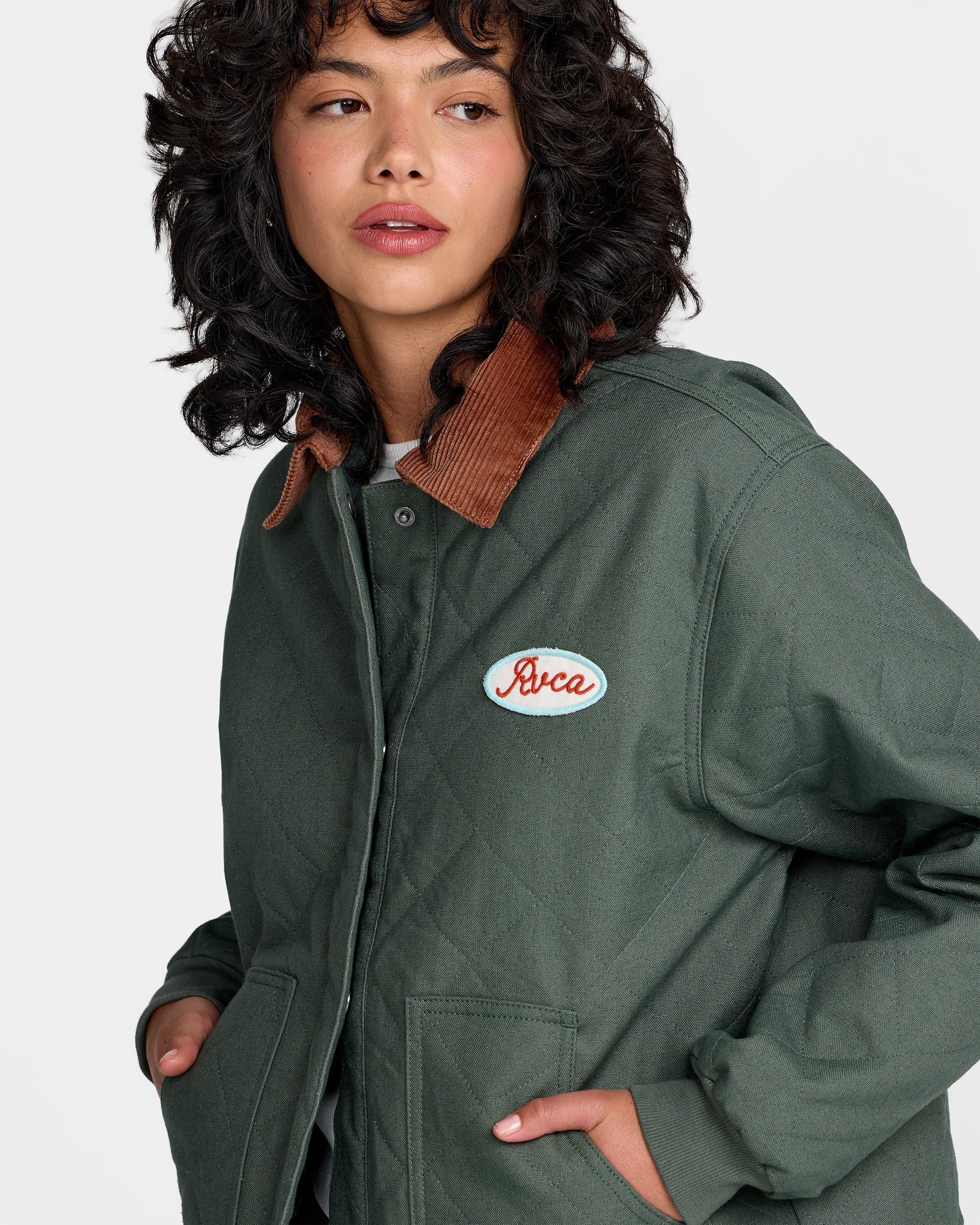 Clover Quilted Jacket - Wintermoss