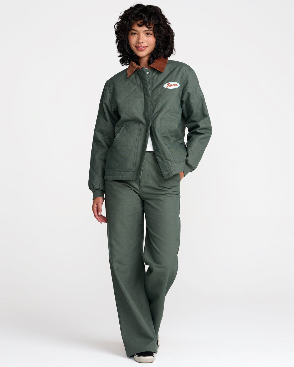 Clover Quilted Jacket - Wintermoss