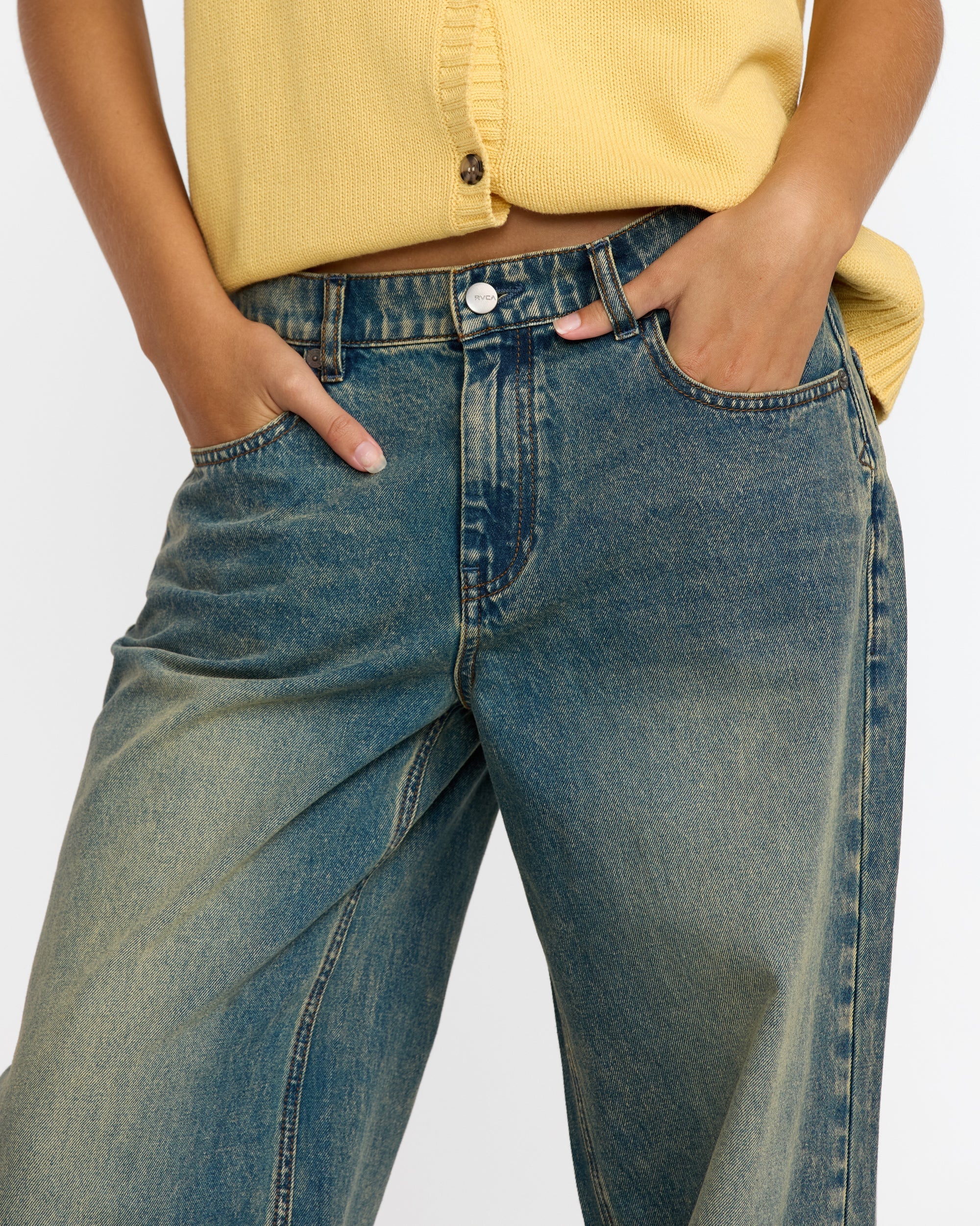 Loosey Pant - Dusty Blue Wash