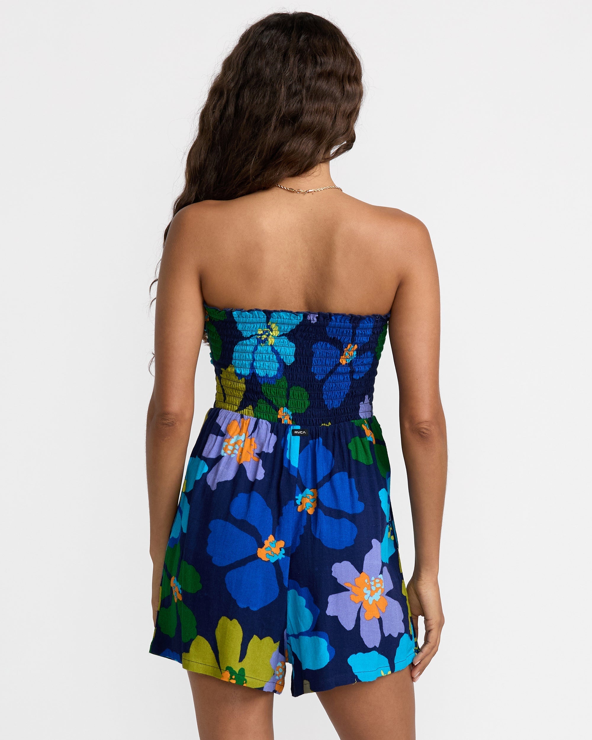 Kat Romper - Blue Hawaii