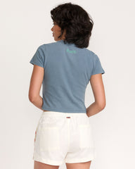 Lauryn Alvarez 411 Tee - Vintage Navy