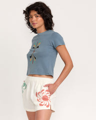 Lauryn Alvarez 411 Tee - Vintage Navy