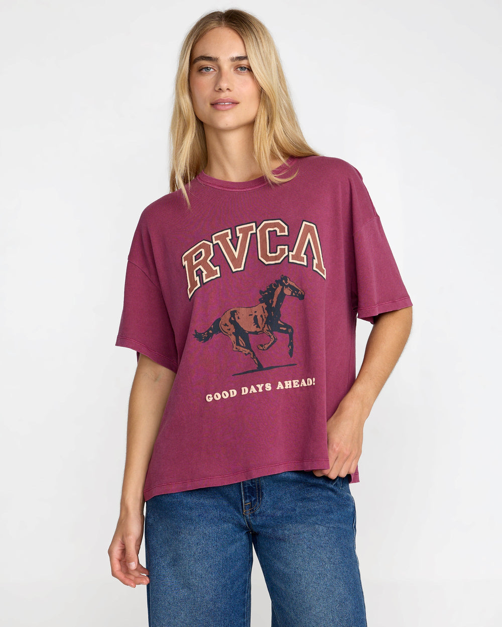 Move On BF Tee - Mulberry