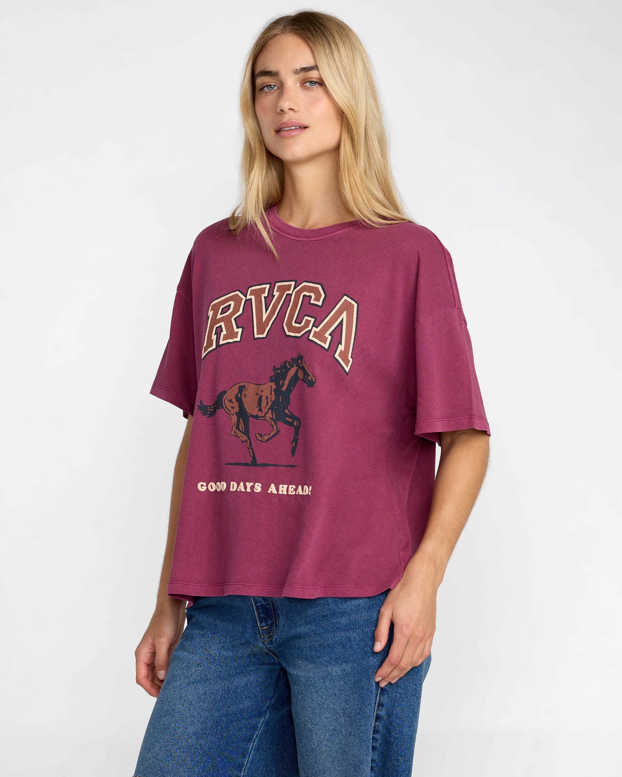 Move On BF Tee - Mulberry