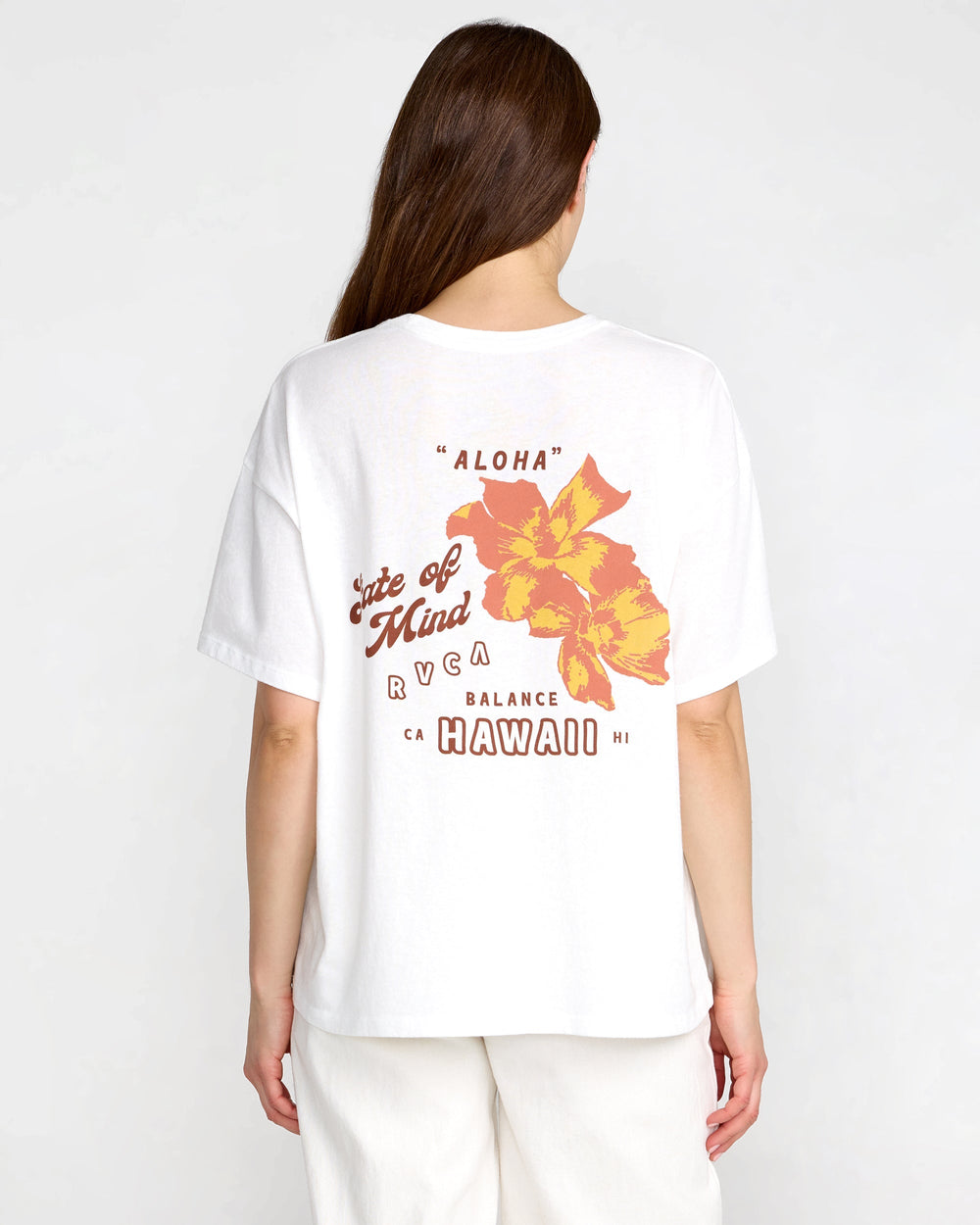 Aloha BF Tee - Vintage White