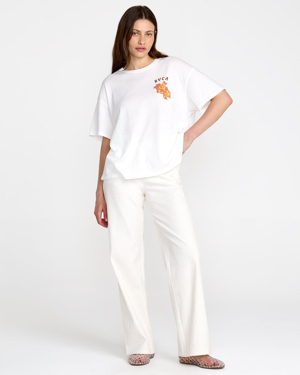 Aloha BF Tee - Vintage White