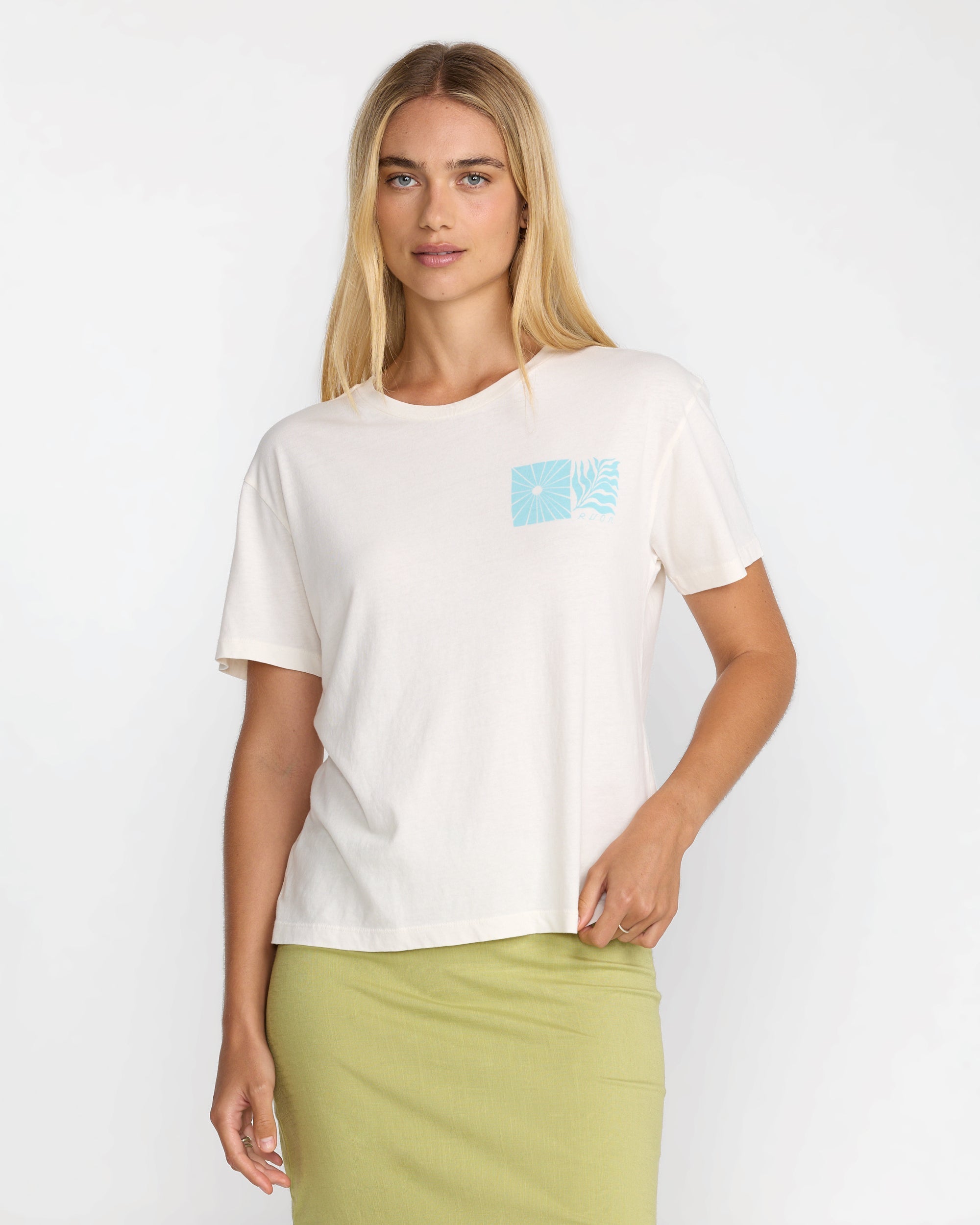 Sun Tides Icon Tee - Cloud