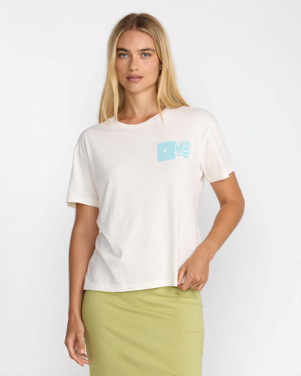 Sun Tides Icon Tee - Cloud