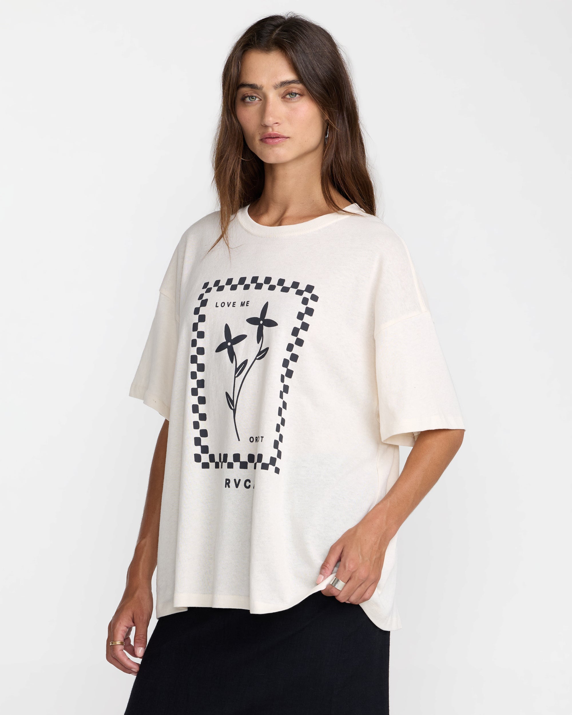 Love Me Boyfriend Tee - Cloud