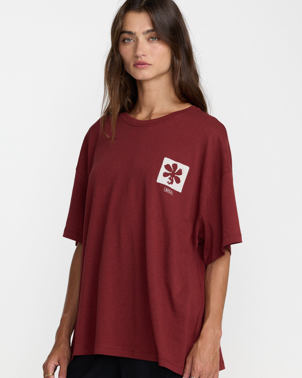 Open Minds Boyfriend Tee - Madder Brown