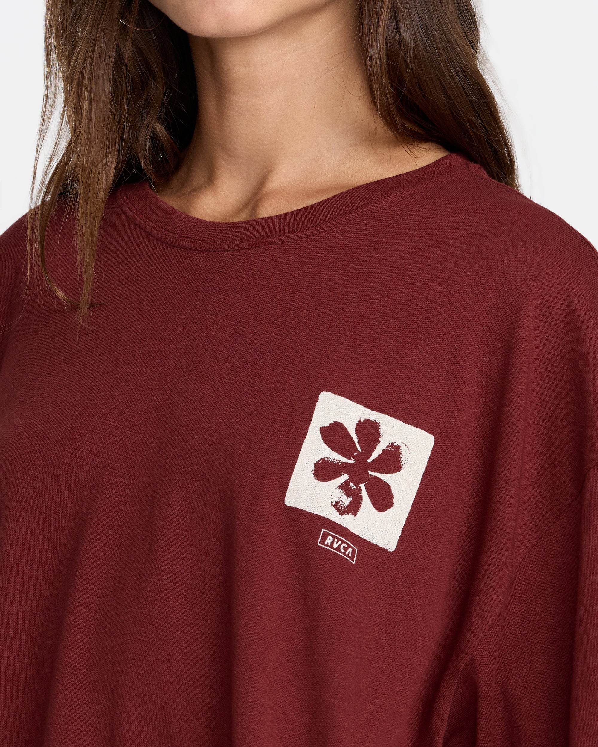 Open Minds Boyfriend Tee - Madder Brown