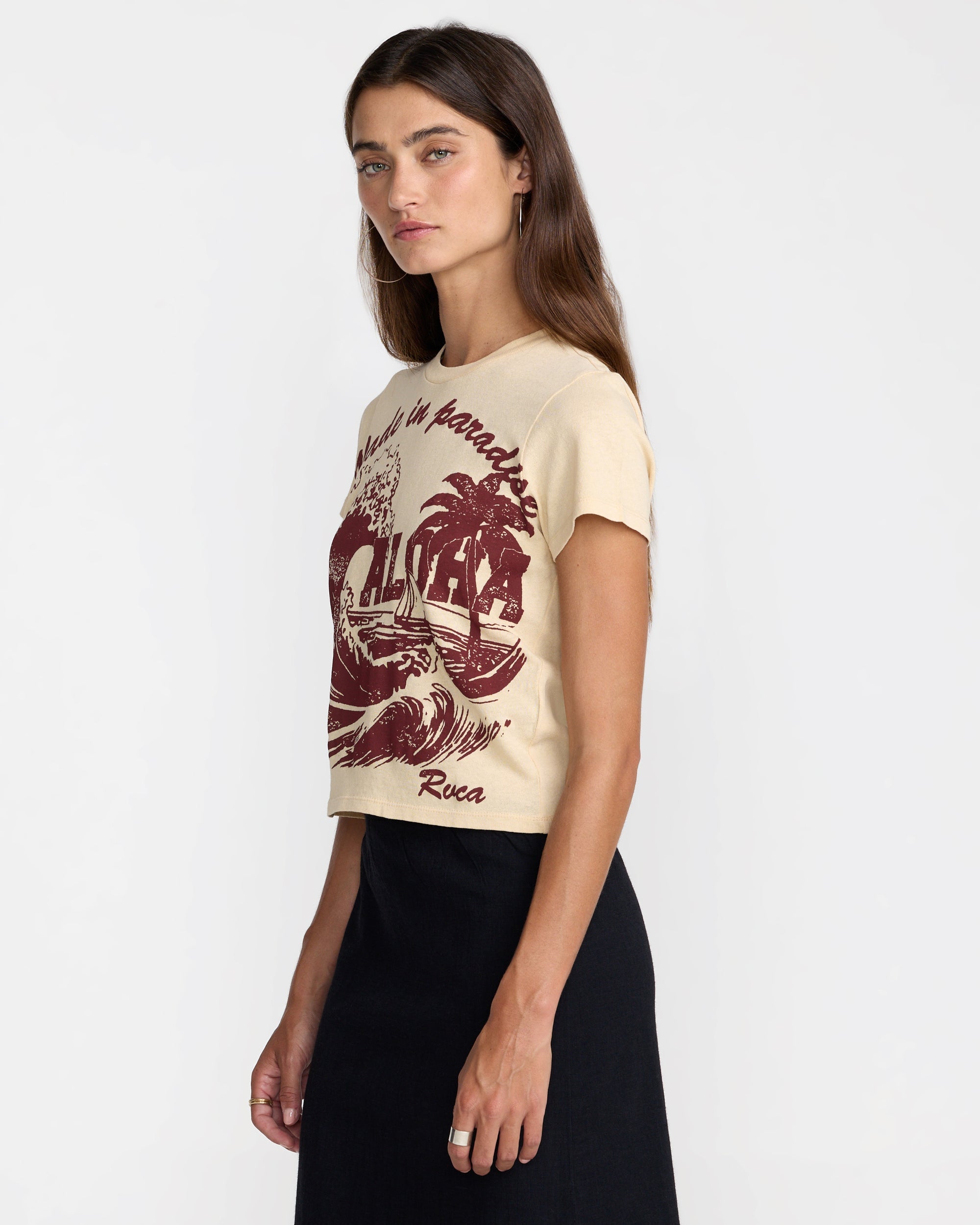 Made In Paradise Tee - Light Tan