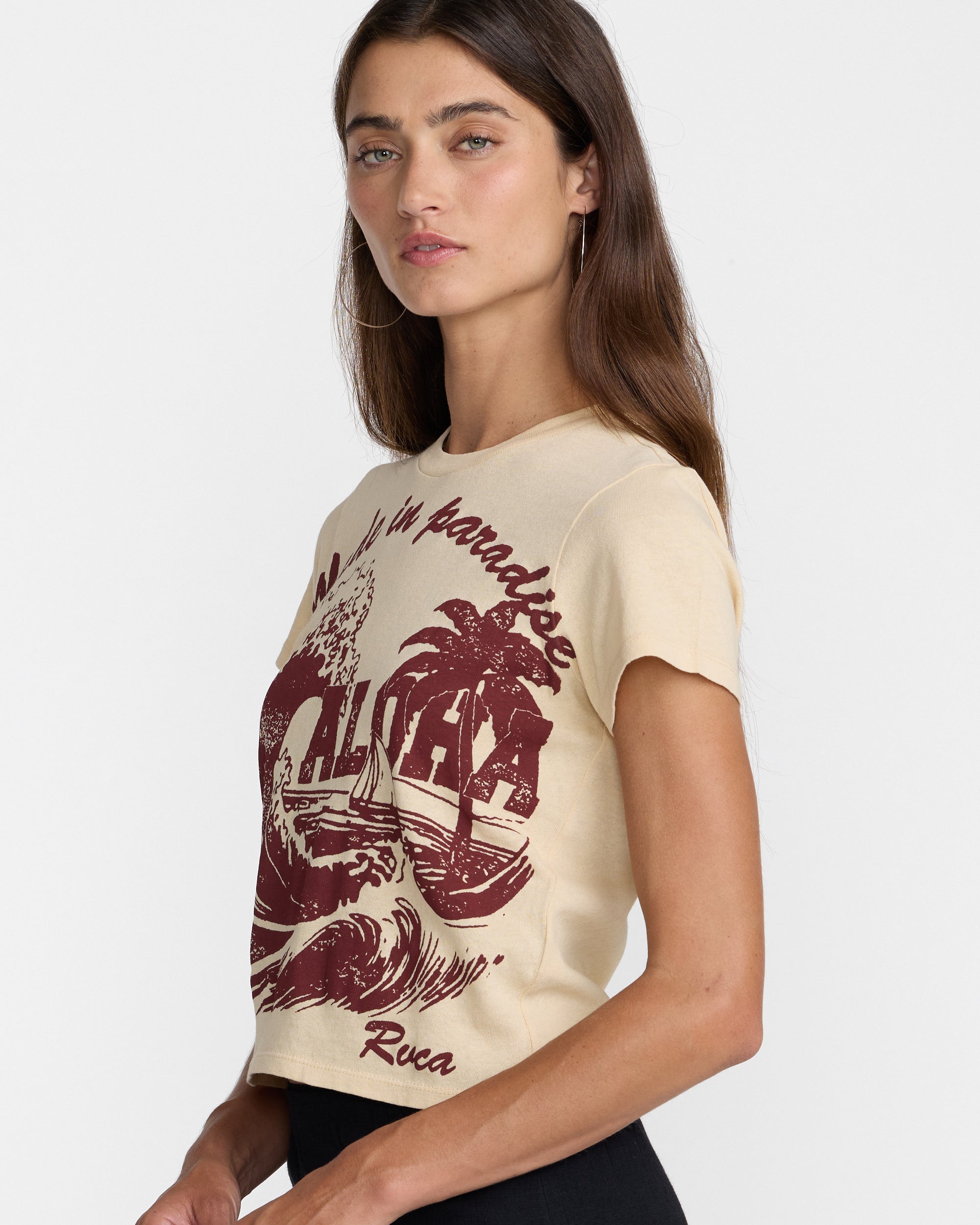 Made In Paradise Tee - Light Tan