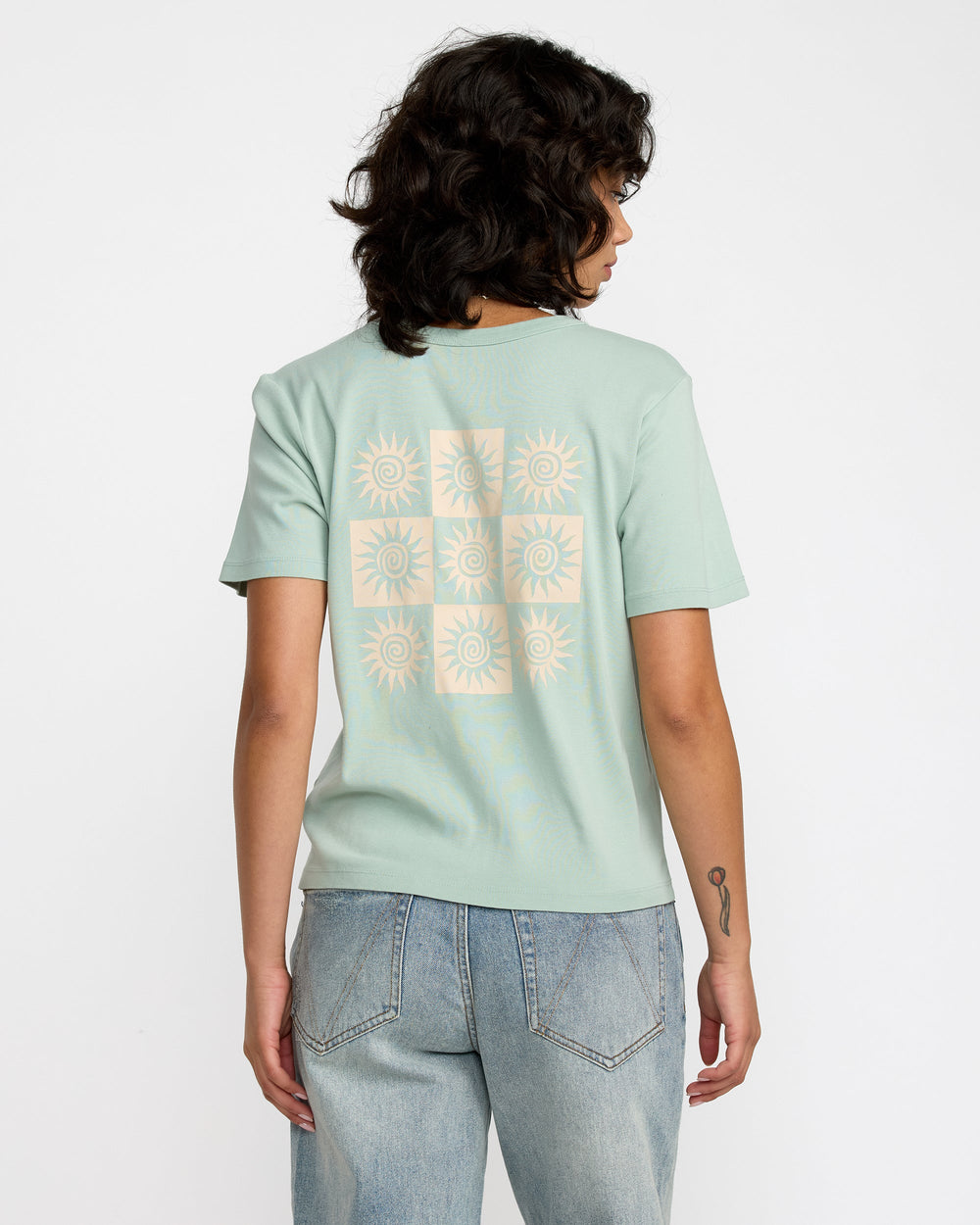 Daily Tee - Mist Blue Solid