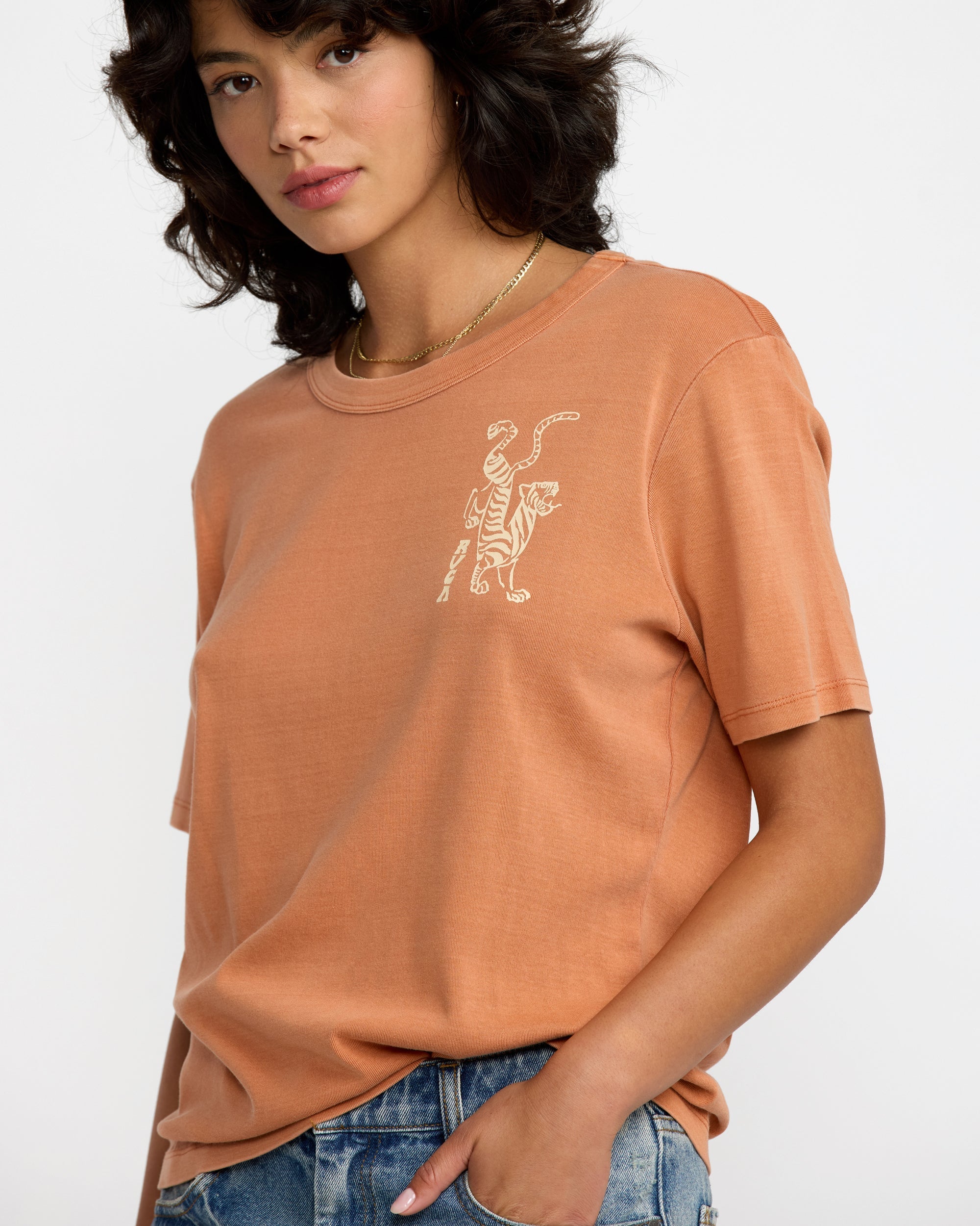 Daily Tee - Pumpkin Solid