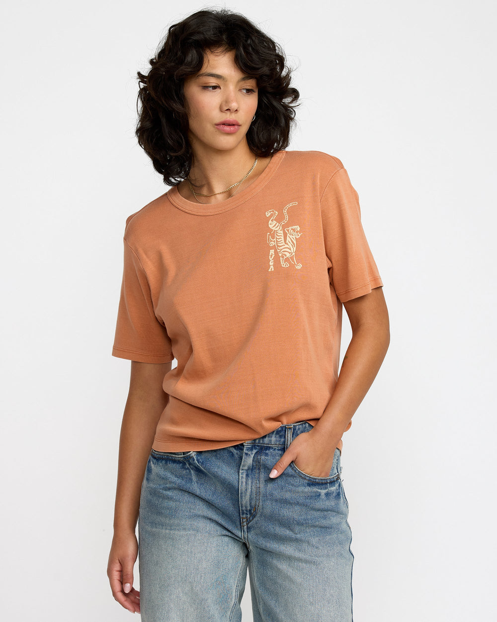 Daily Tee - Pumpkin Solid