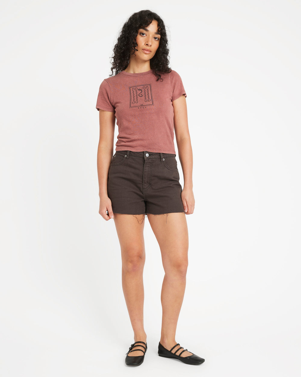 411 Tee - Mahogany
