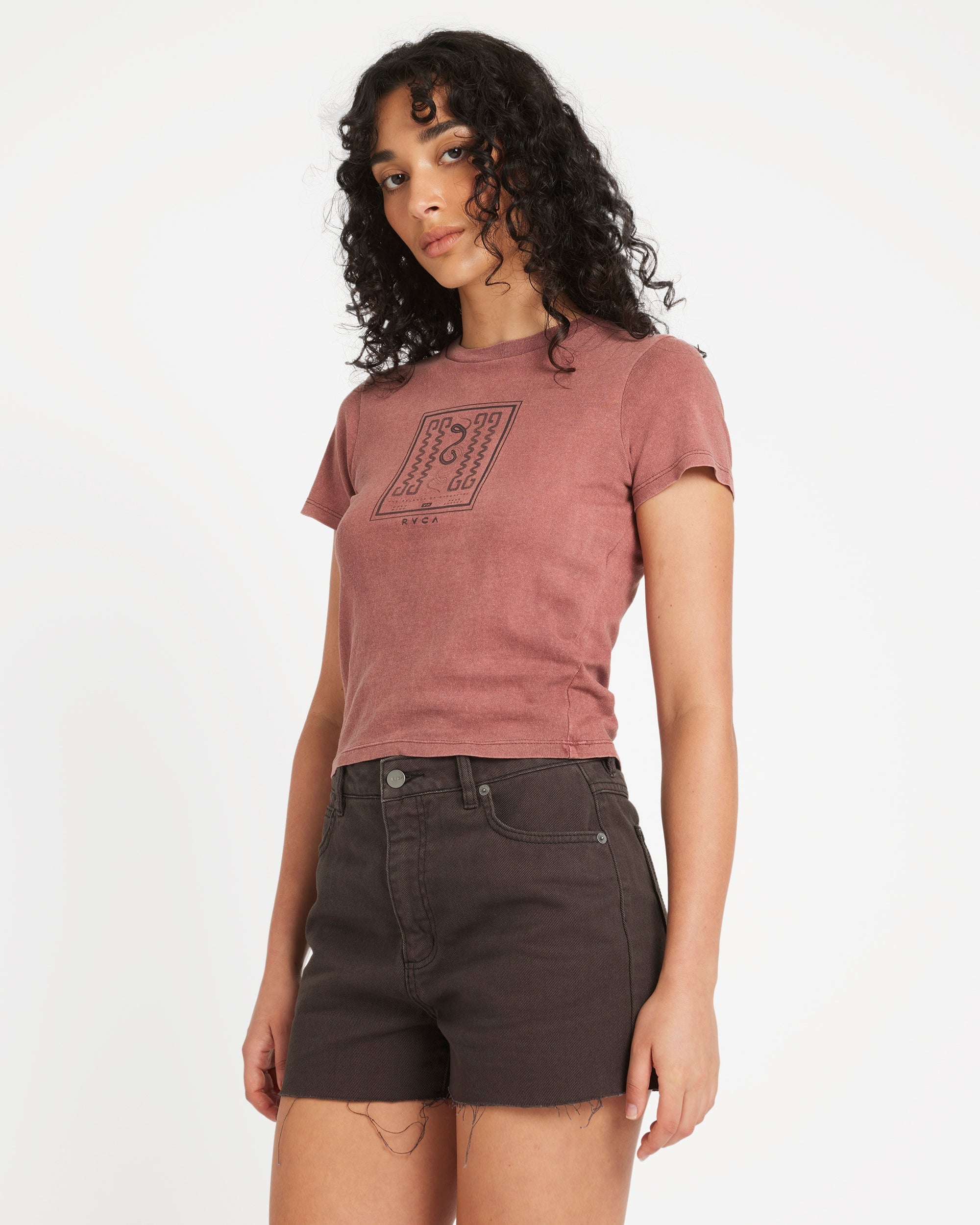 411 Tee - Mahogany