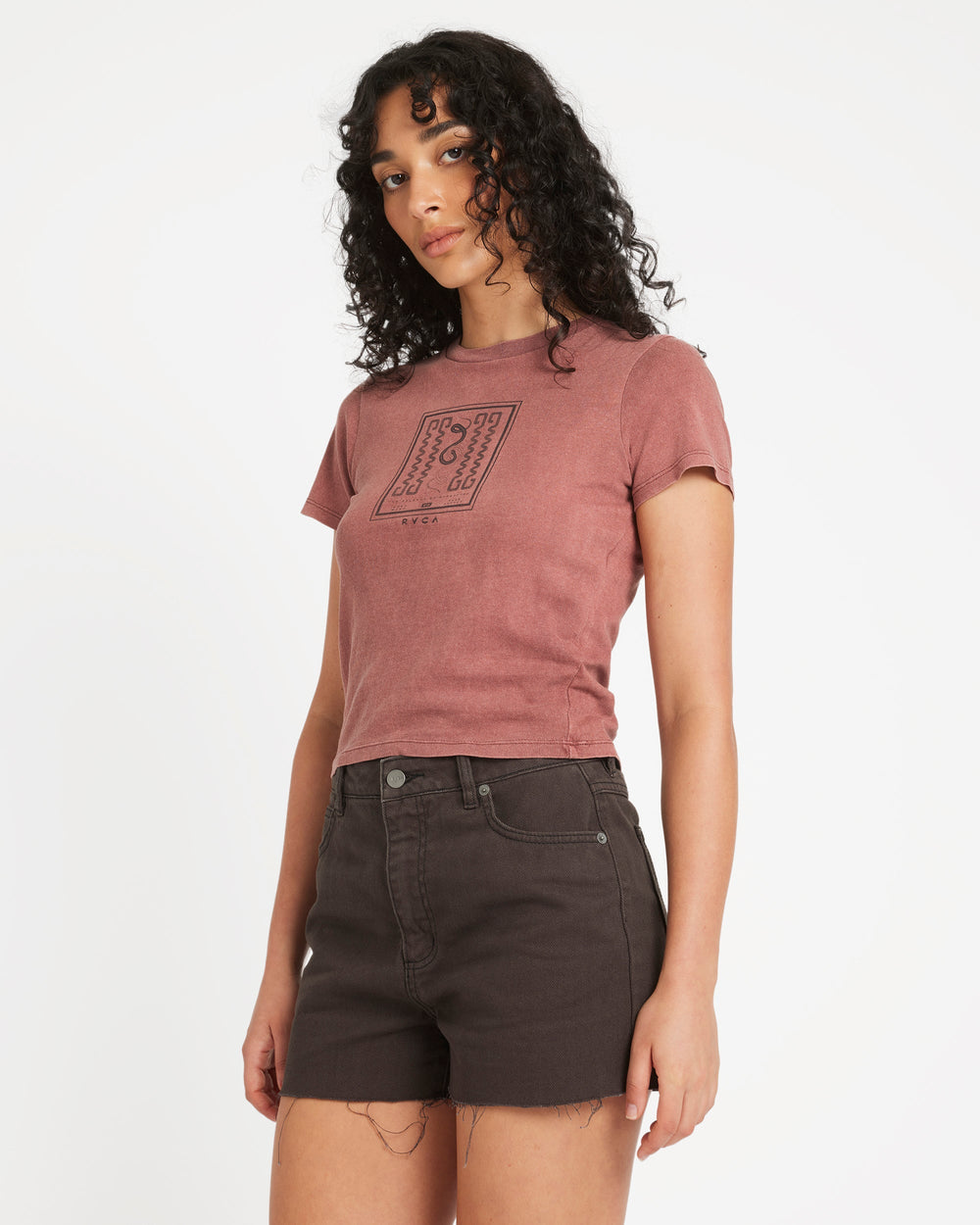 411 Tee - Mahogany