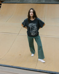 Baggie Tee II - Washed Black