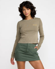 KSL Long Sleeve Fitted Tee - Desert Taupe