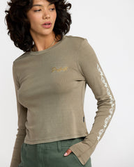 KSL Long Sleeve Fitted Tee - Desert Taupe
