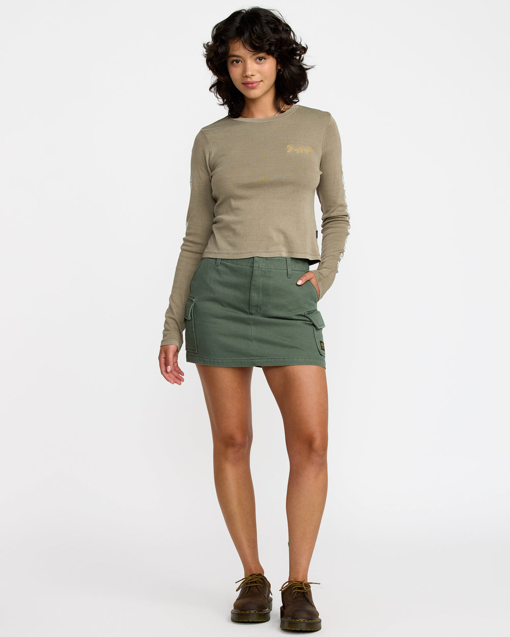 KSL Long Sleeve Fitted Tee - Desert Taupe
