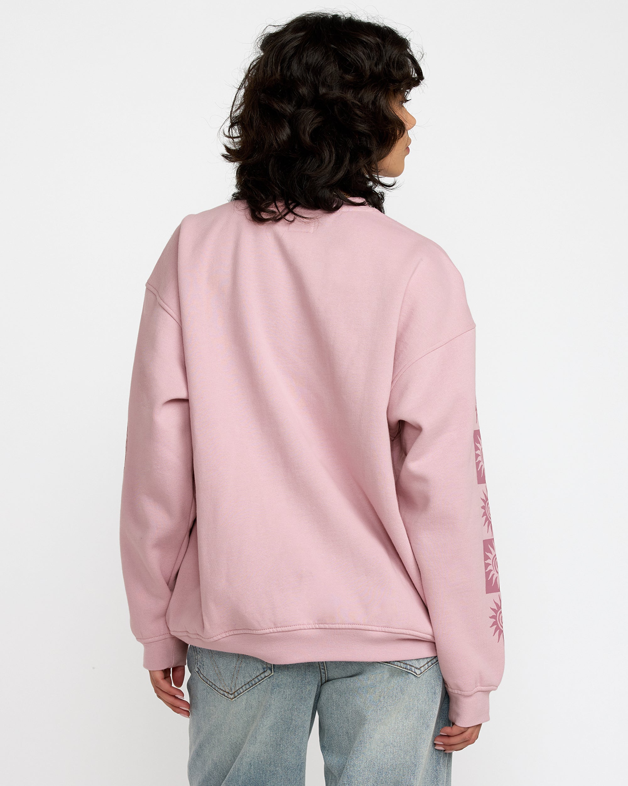 Baggie Boyfriend Crew - Lush Lilac