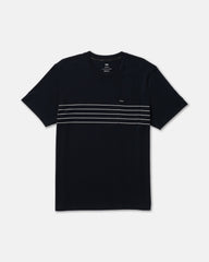 Balance Pocket Stripe Tee - Black