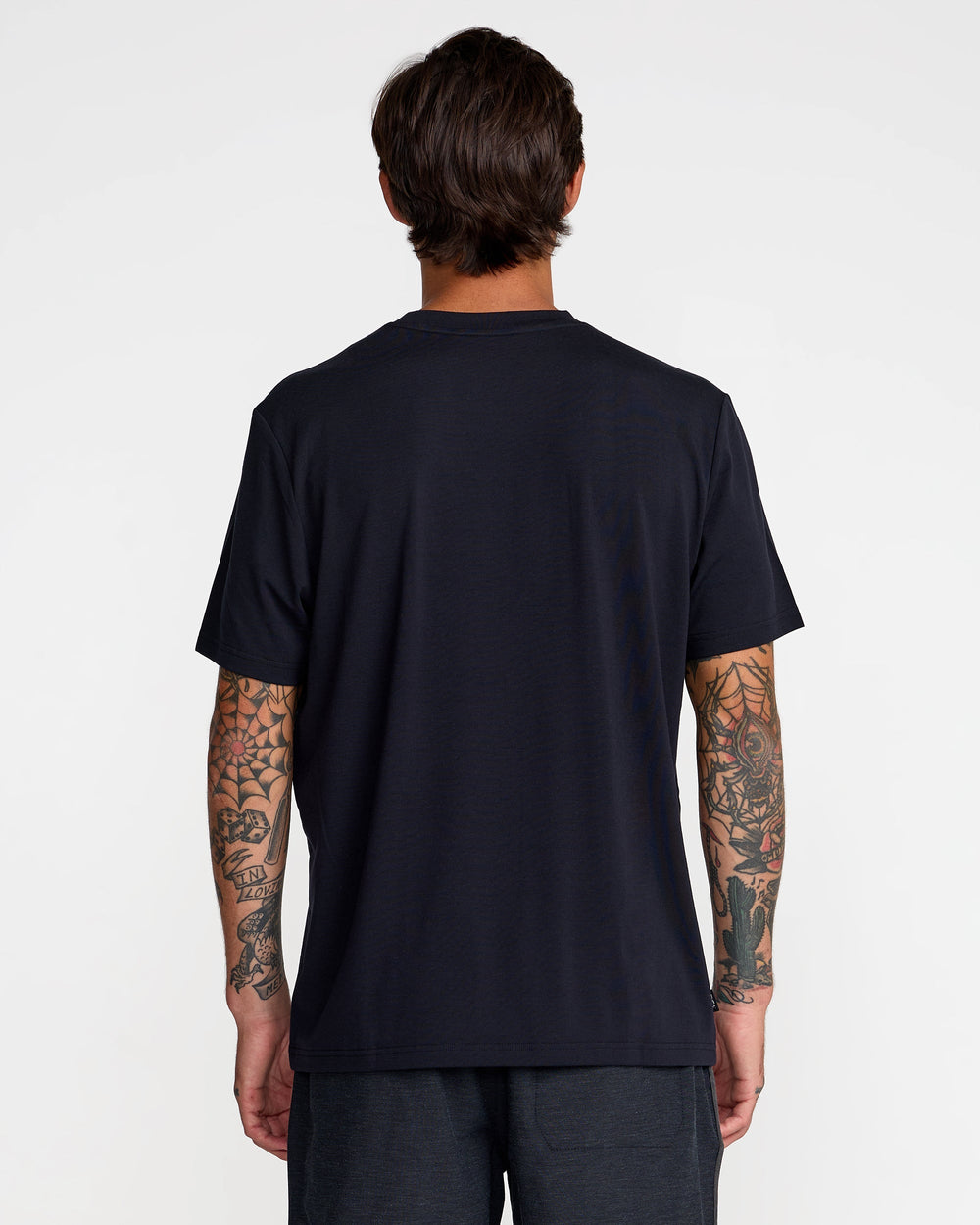Balance Pocket Stripe Tee - Black