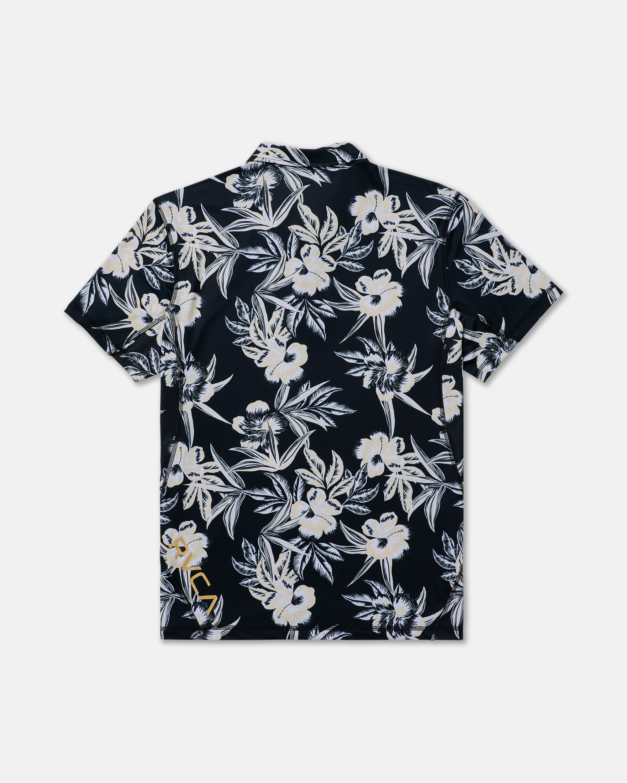 Sport Vent Polo - Black Floral