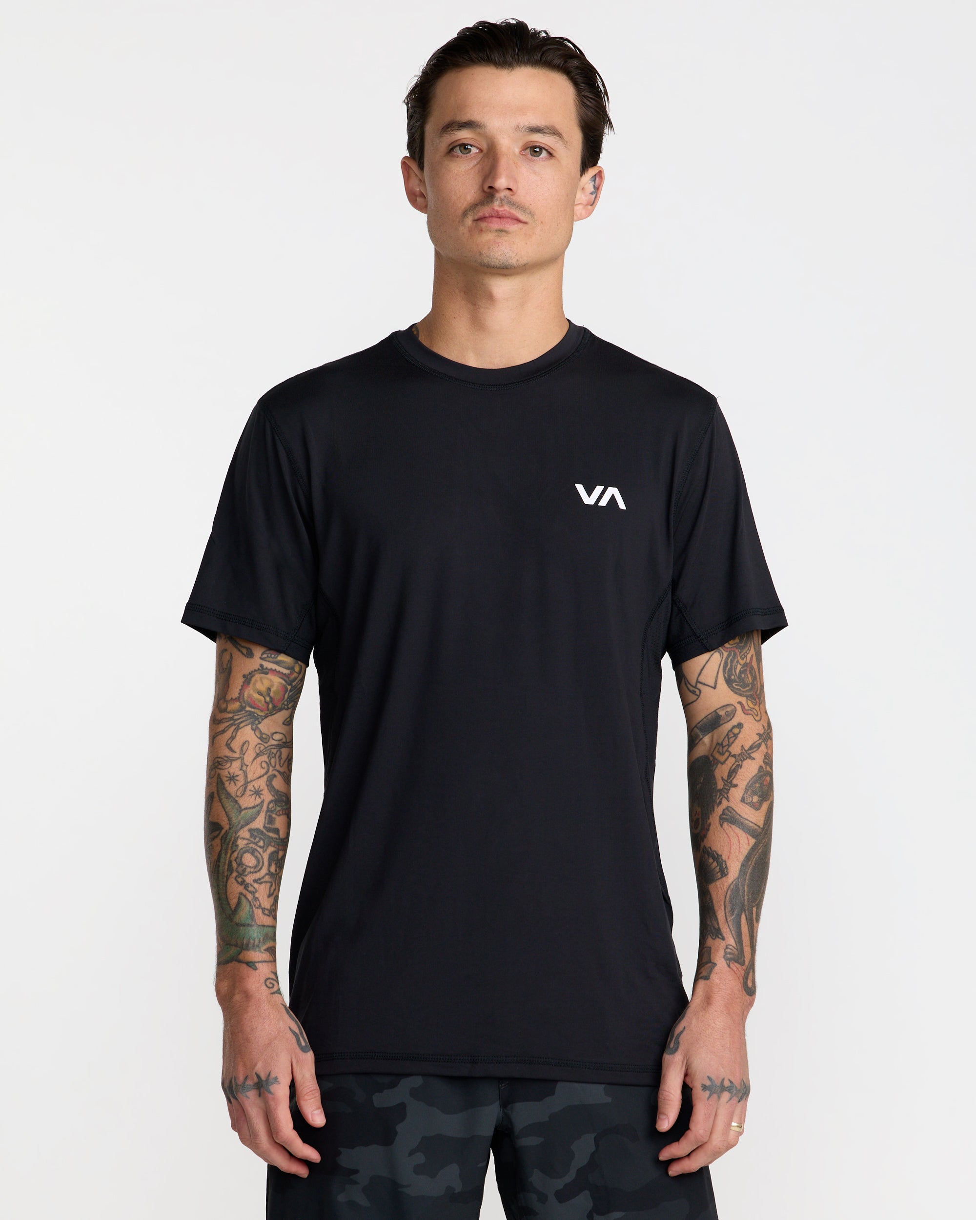 Sport Vent Short Sleeve Tee - Black