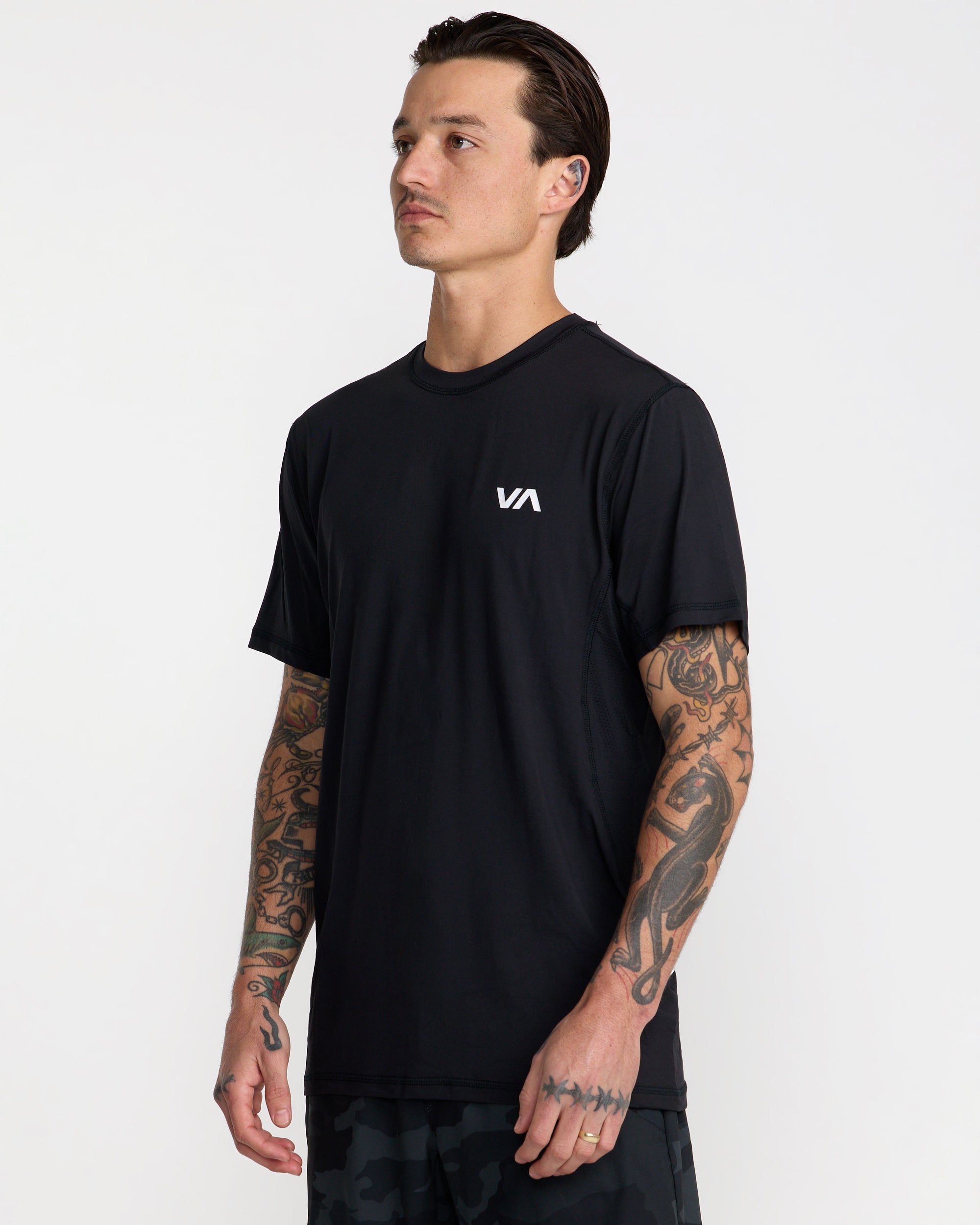 Sport Vent Short Sleeve Tee - Black