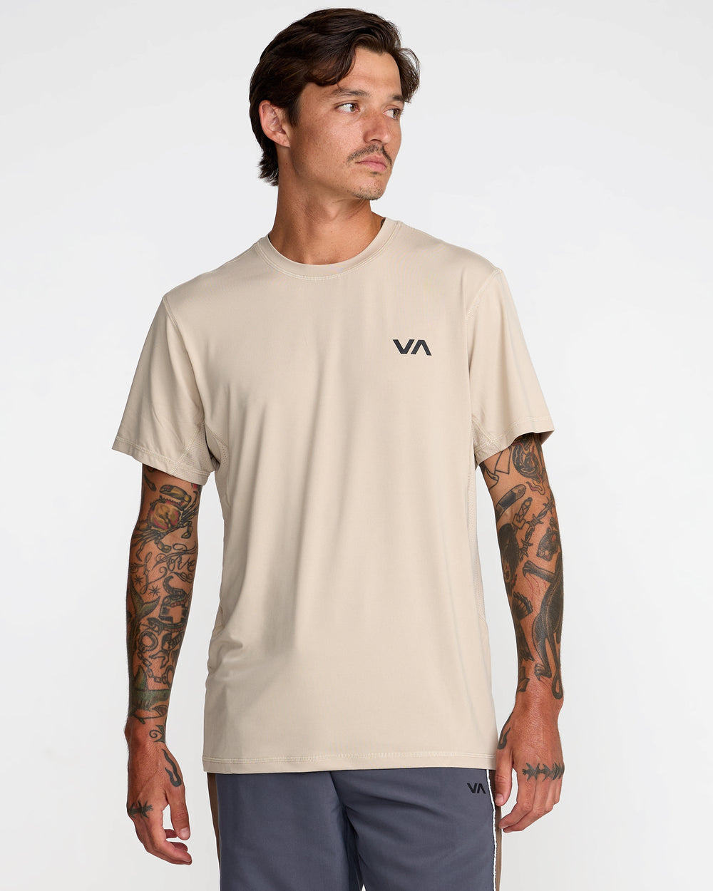Sport Vent Short Sleeve Tee - Light Khaki