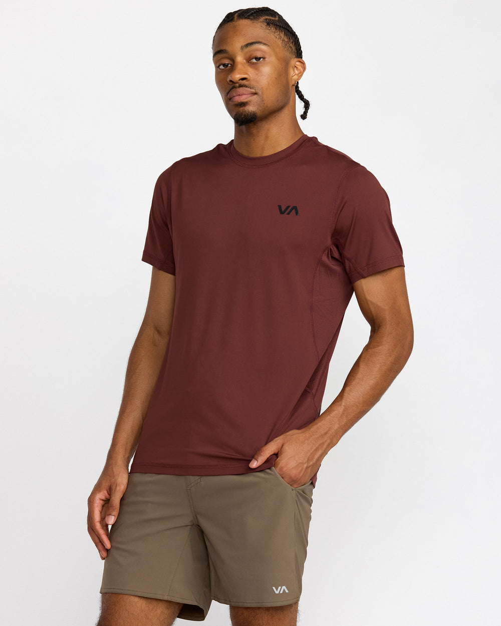 Sport Vent Short Sleeve Tee - Red Earth