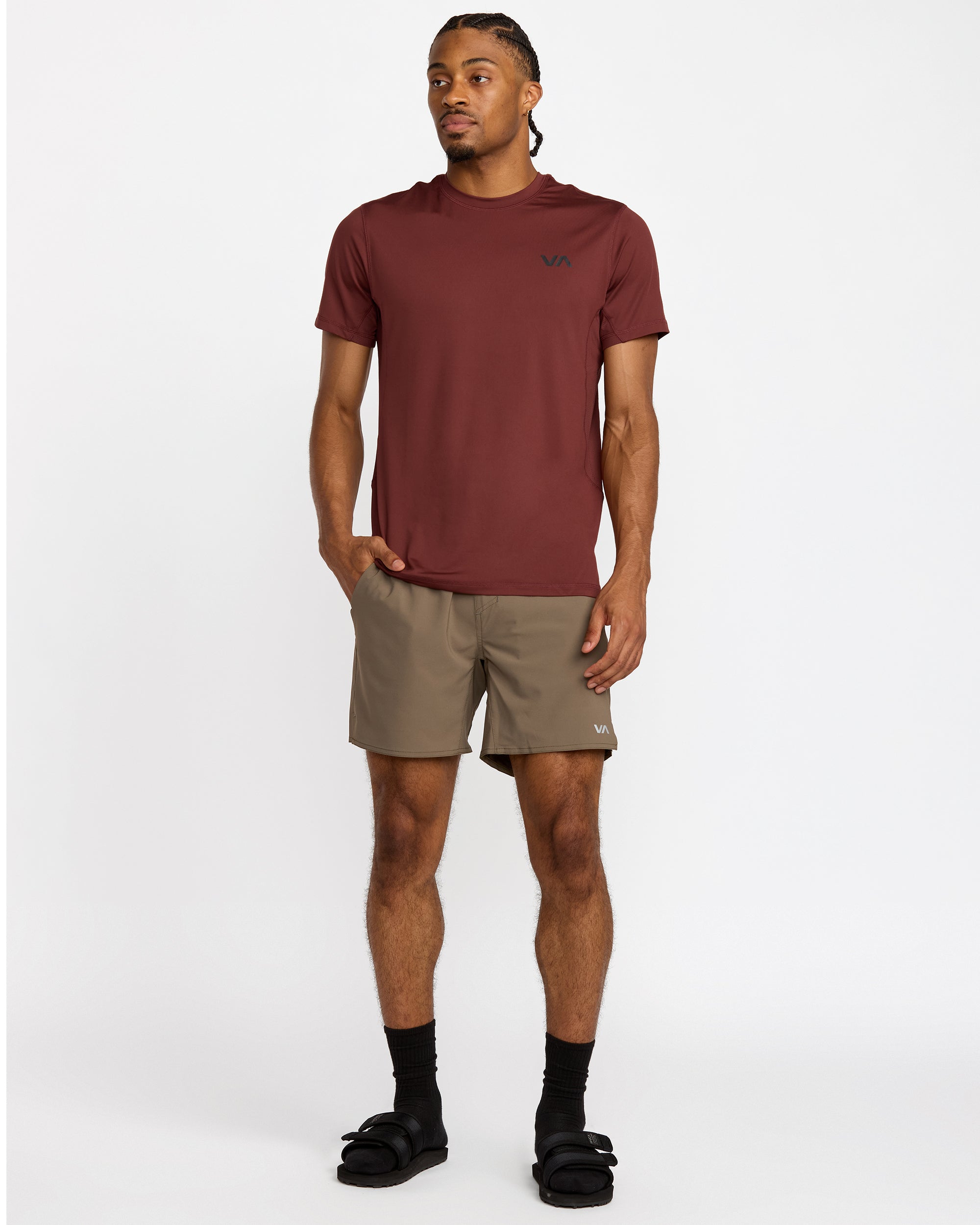 Sport Vent Short Sleeve Tee - Red Earth
